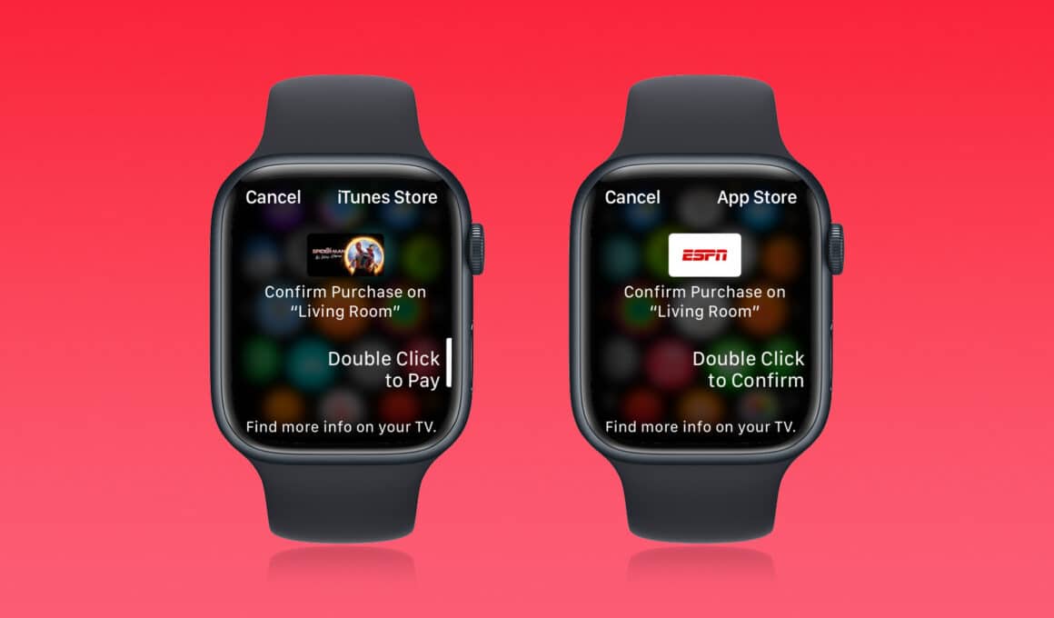 Autenticando uma compra na Apple TV pelo Apple Watch