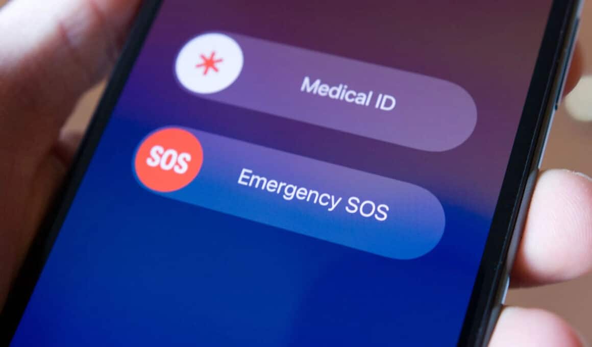 SOS de Emergência no iPhone