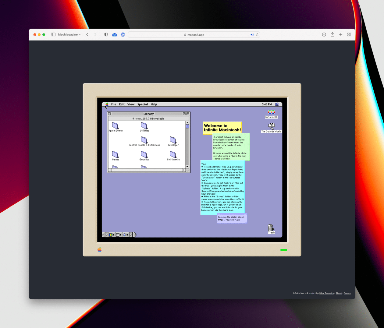 Emulador do Mac OS 8
