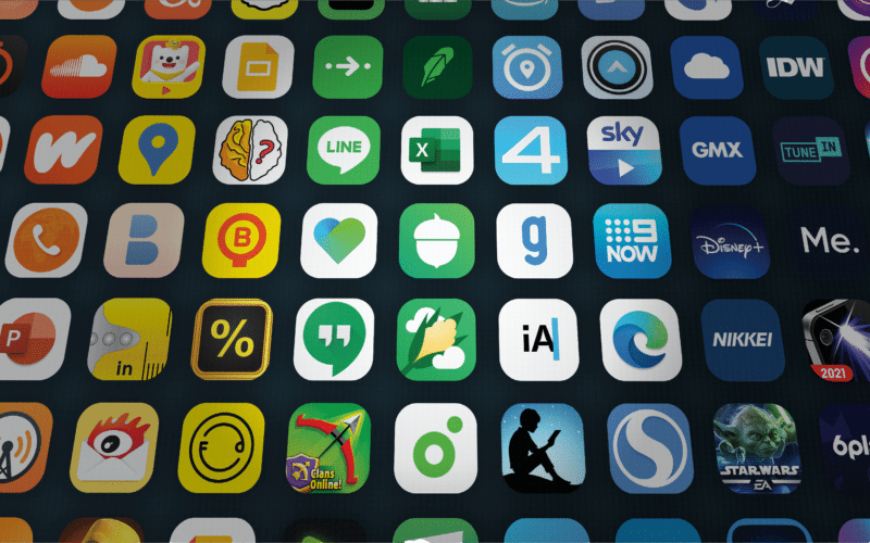 Ícones de apps