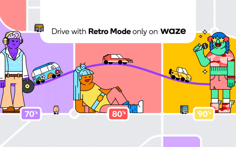 "Retro Mode" do Waze