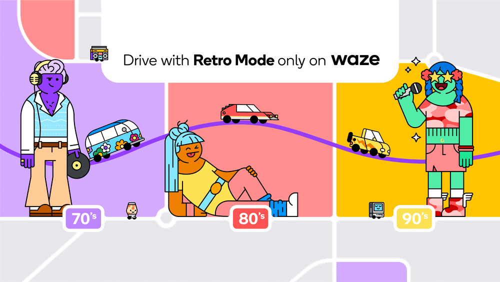 "Retro Mode" do Waze