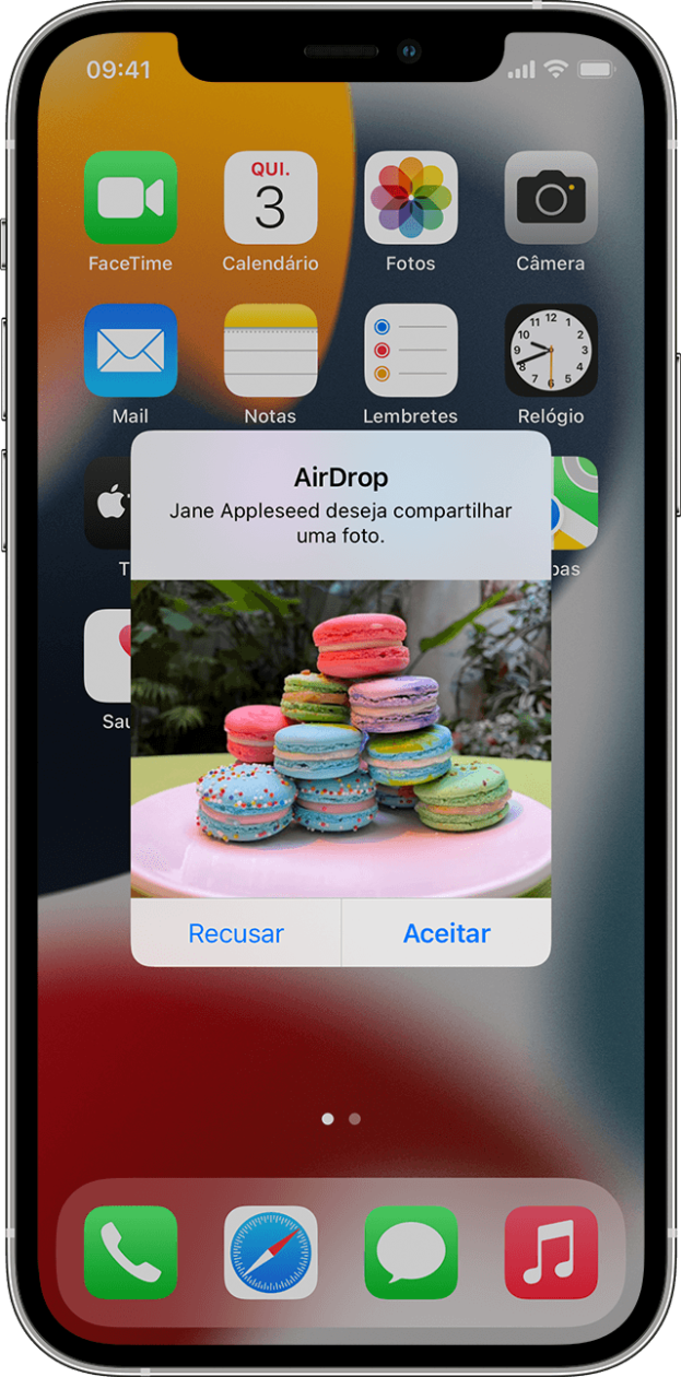 AirDrop no iPhone