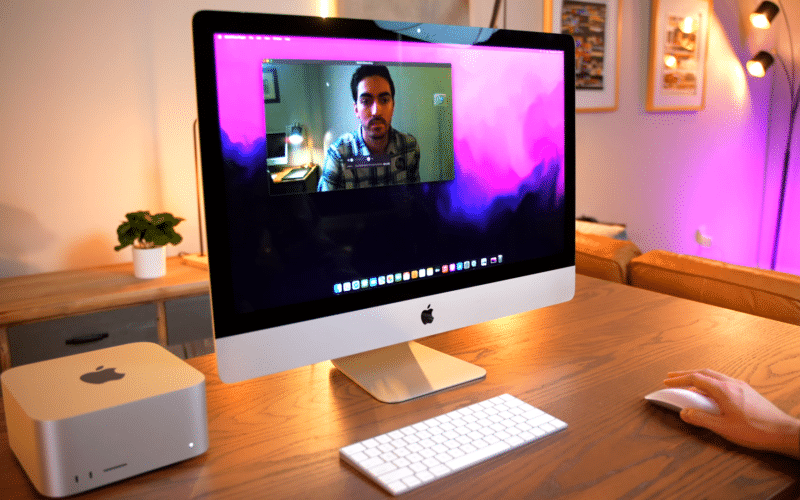 iMac transformado em monitor