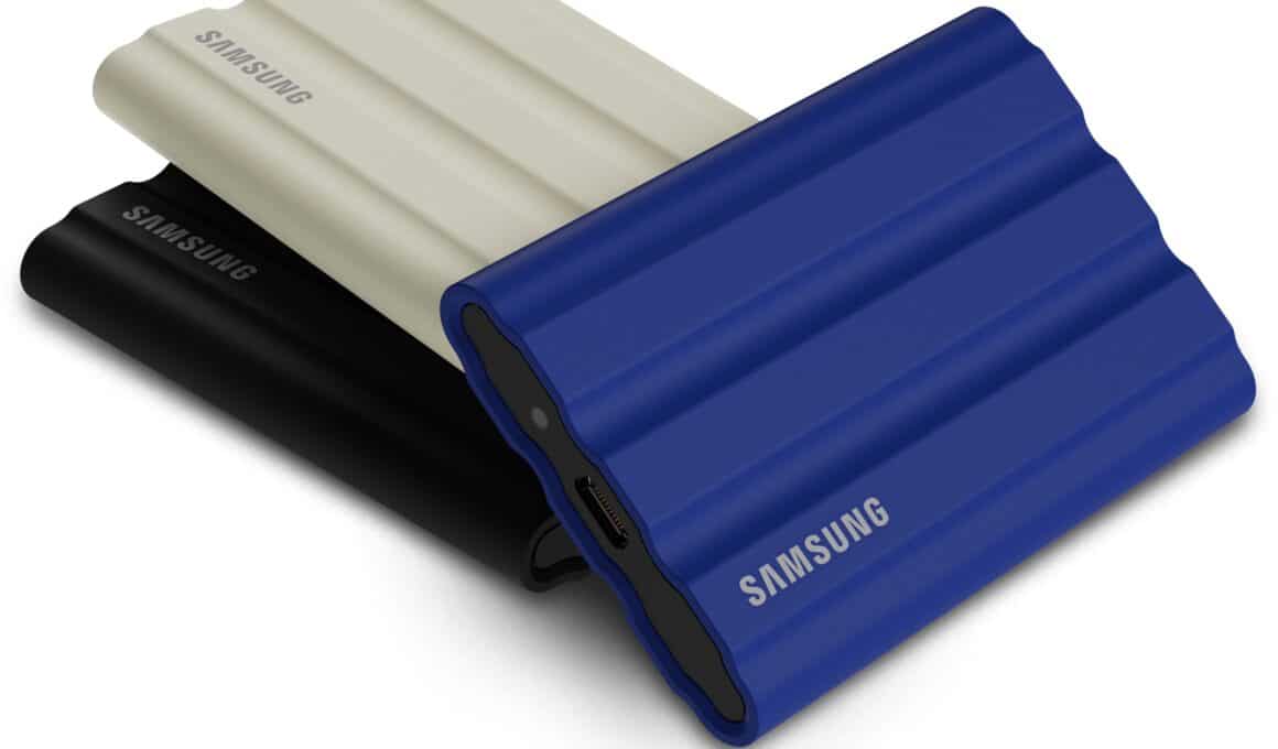 SSD externo T7 Shield, da Samsung