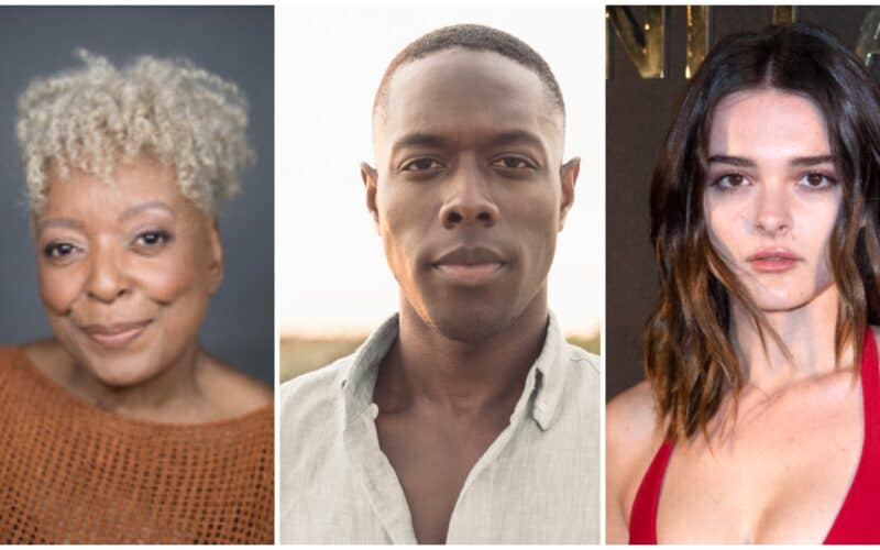 L. Scott Caldwell, Ronald Peet e Charlotte Lawrence