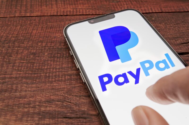 Logo do PayPal no iPhone
