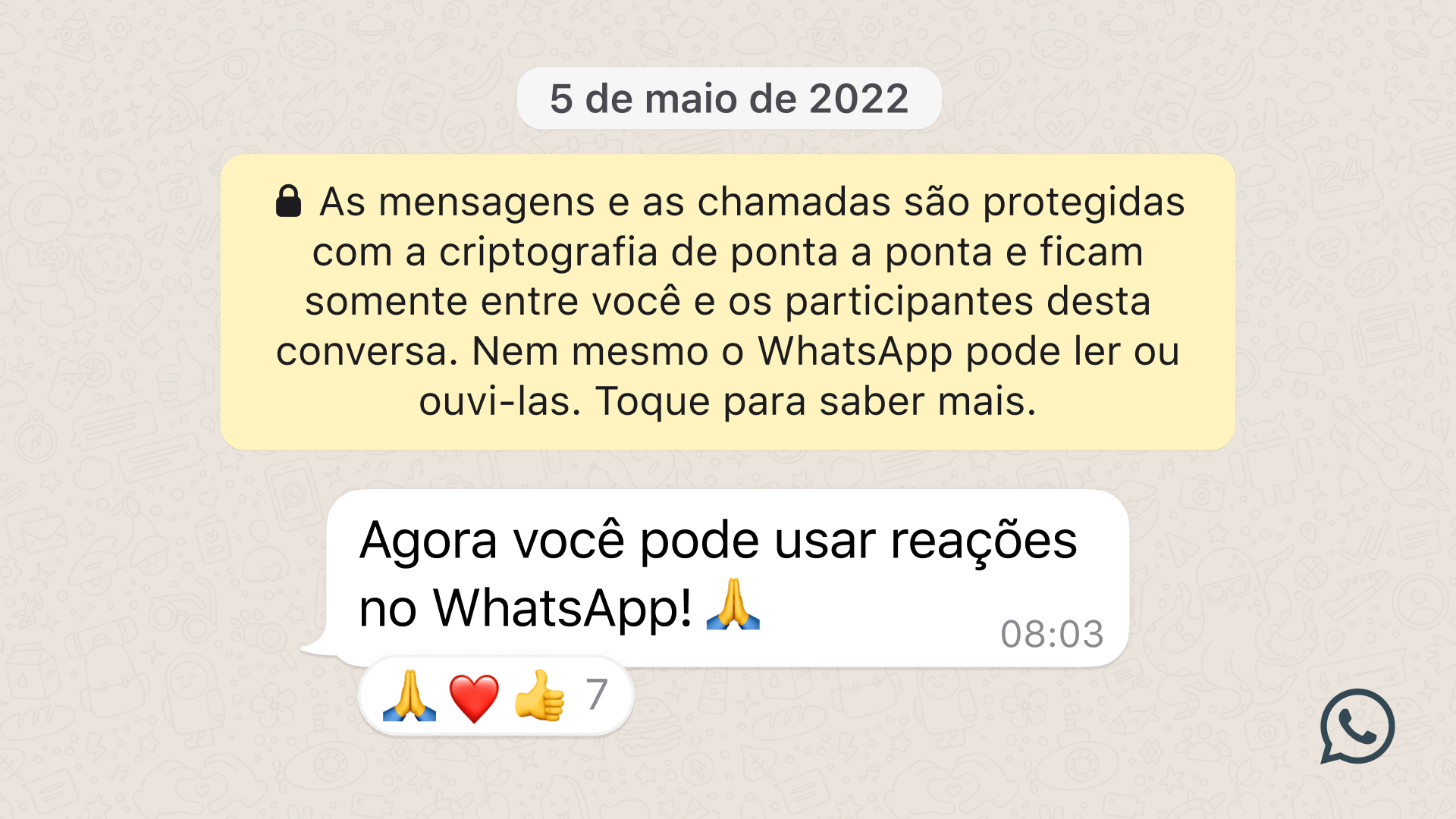 As imagens que são enviadas para mim no WhatsApp não aparecem na