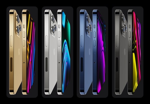 Possíveis cores do "iPhone 14 Pro"