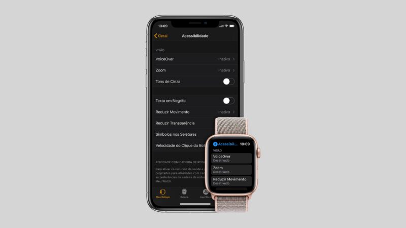 Acessibilidade no Apple Watch