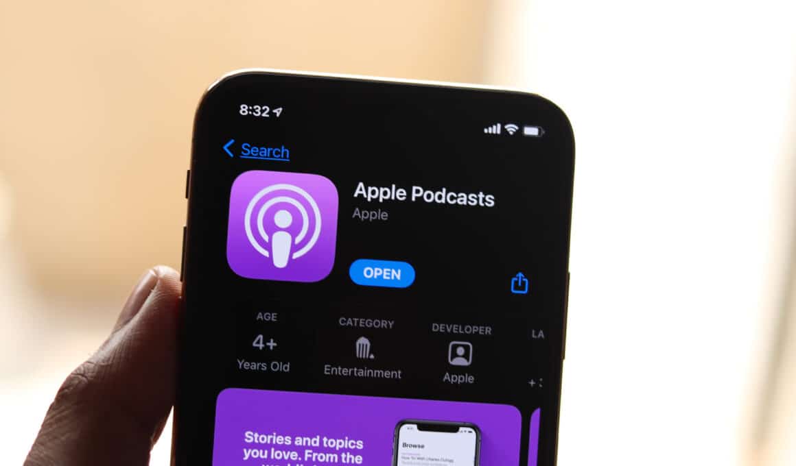 Apple Podcasts no iPhone