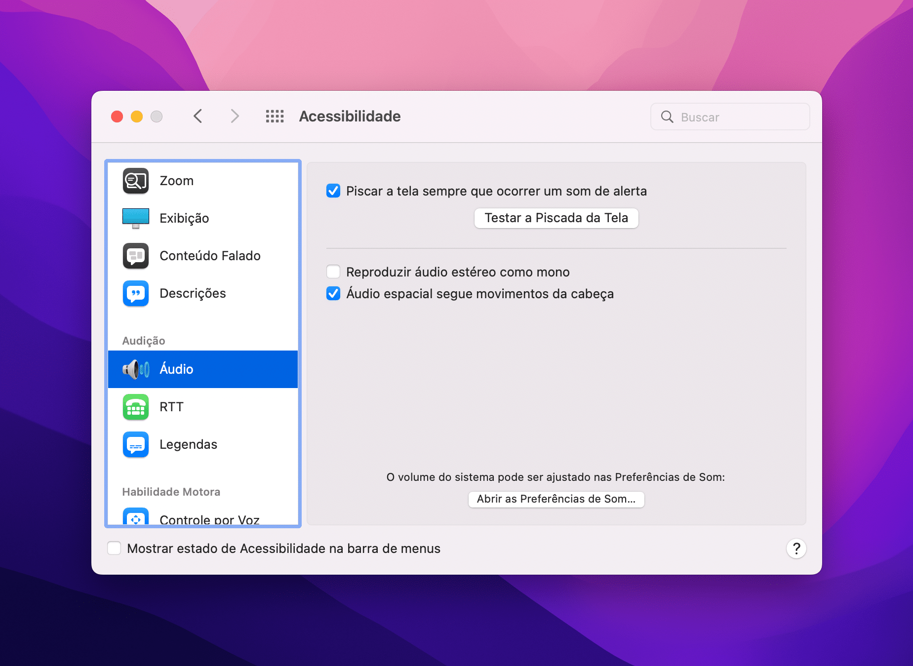 Piscar tela do Mac para alertas