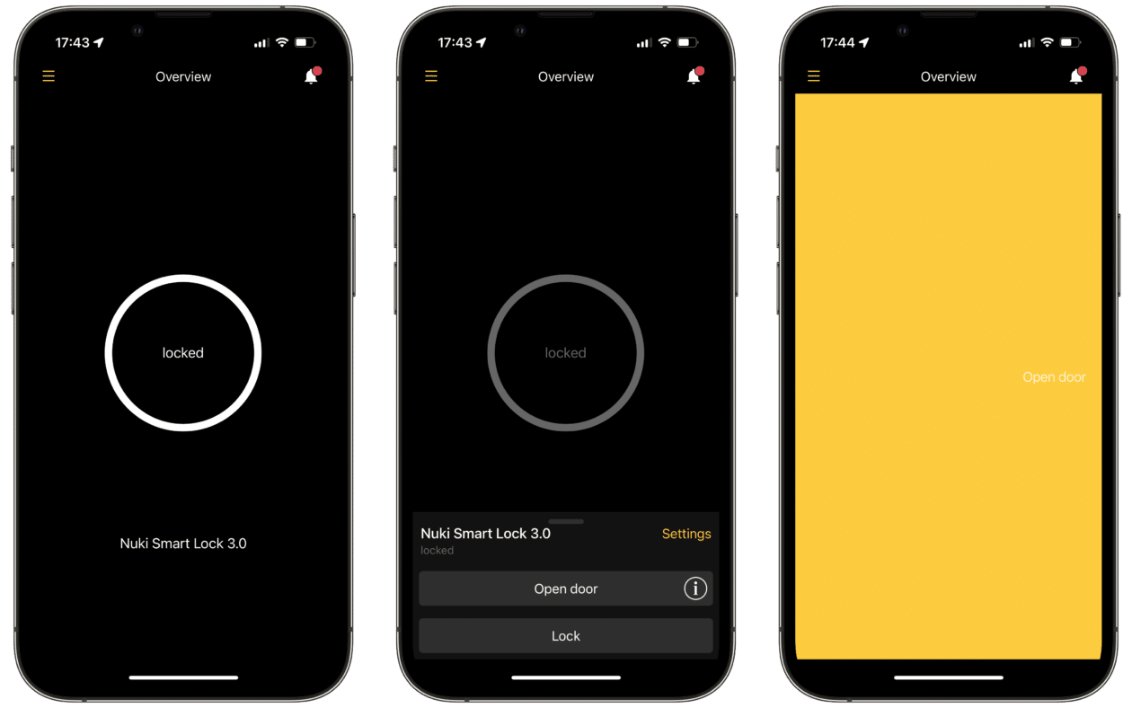 App da Nuki para configurar e controlar a fechadura