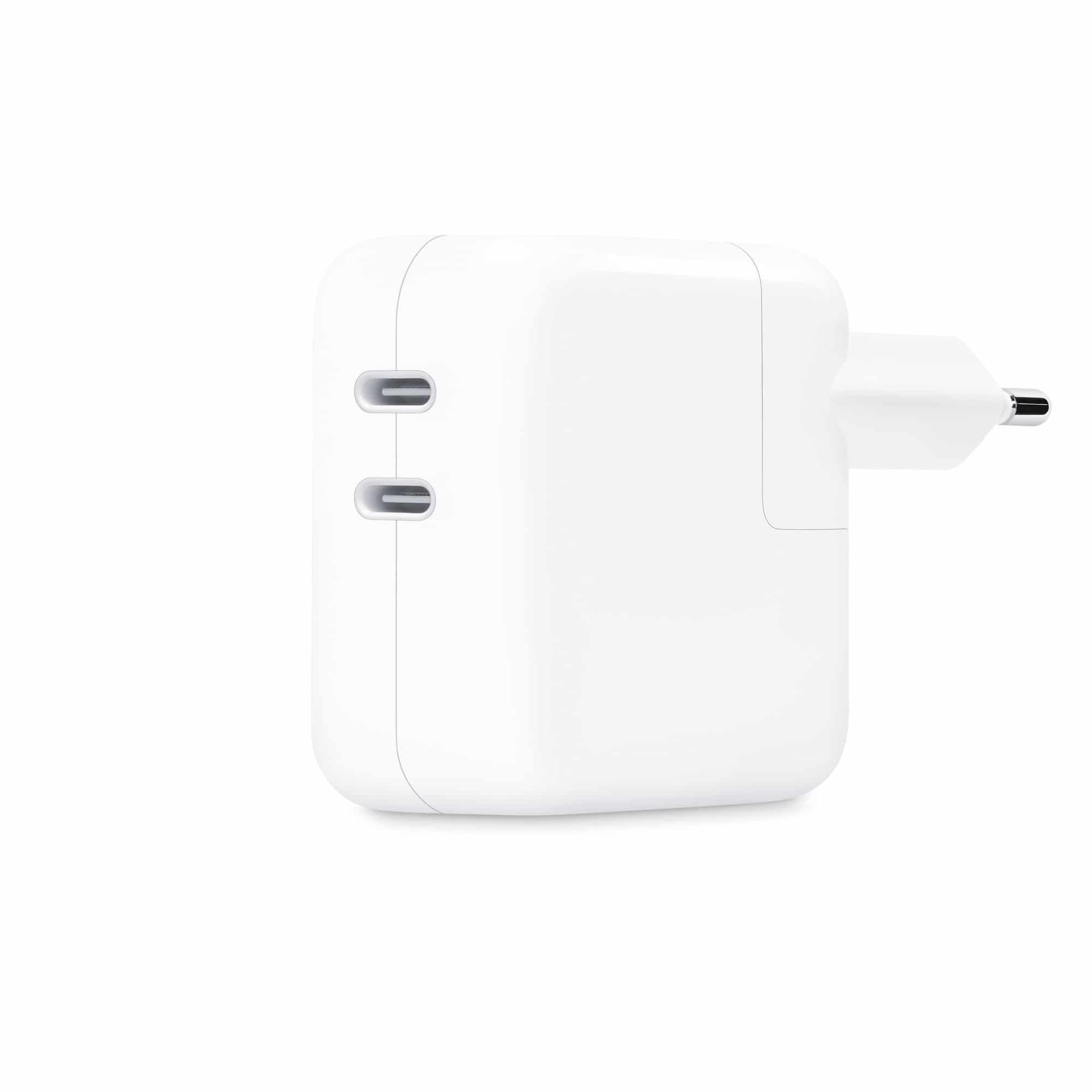 35W USB-C power adapter with two ports