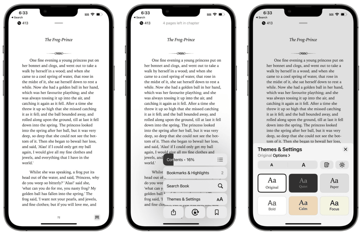 Livros no iOS 16