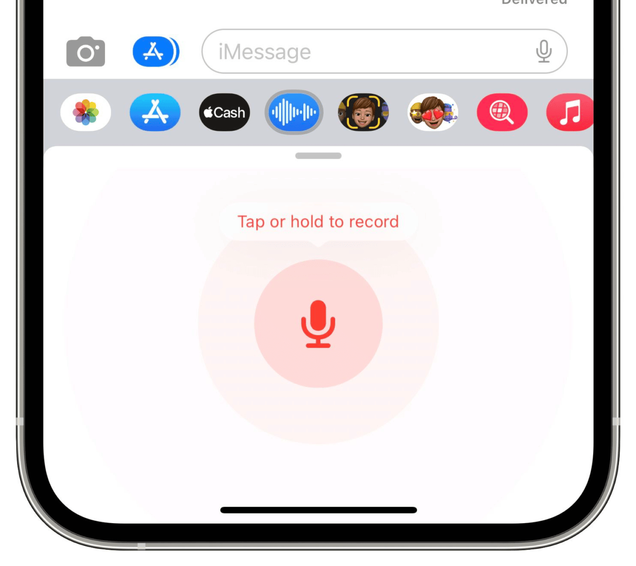 Gravação de Áudios no iMessage no iOS 16