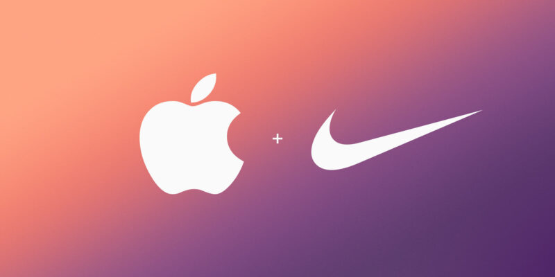 Logo da Apple e da Nike