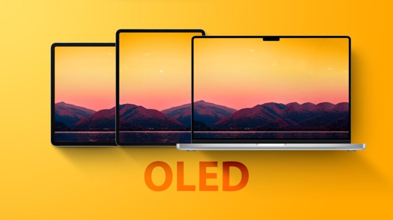 Futuros produtos Apple com tela OLED