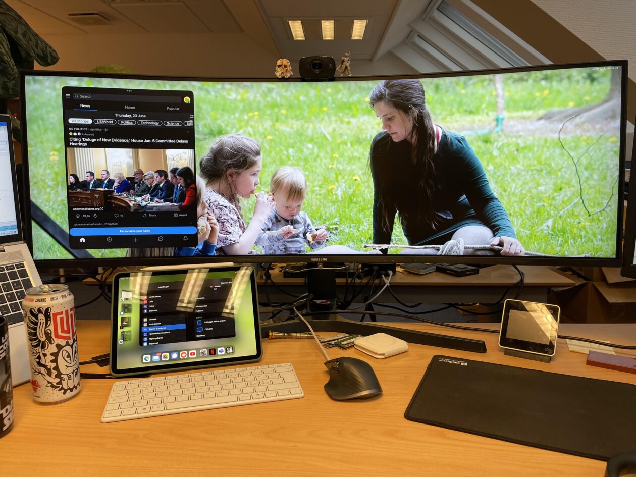 iPadOS 16 - Monitor Super Ultra Wide