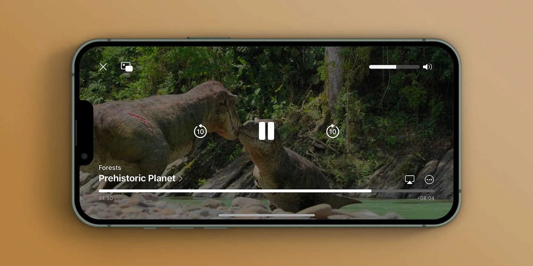 iOS 16 - novo player de vídeo