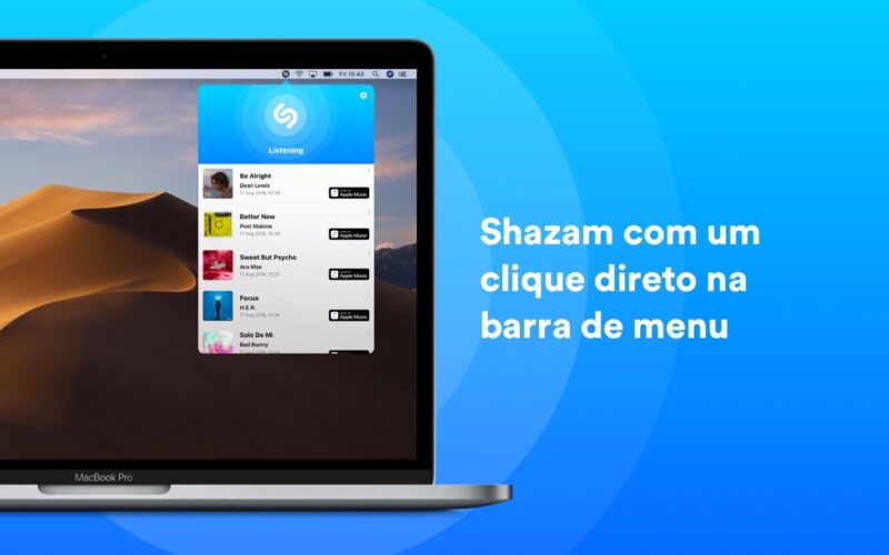 Shazam no Mac