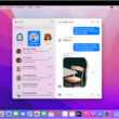 App Mensagens no macOS