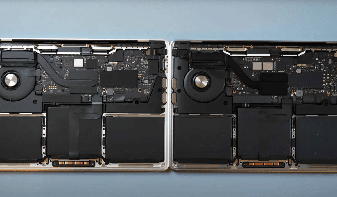 MacBooks Pro lado a lado