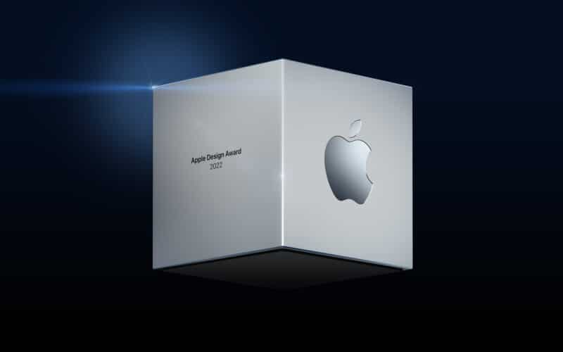 Cubo dos Apple Design Awards 2022 da WWDC22