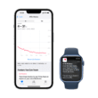 iPhone e Apple Watch com Saúde e detecção de fibrilação atrial