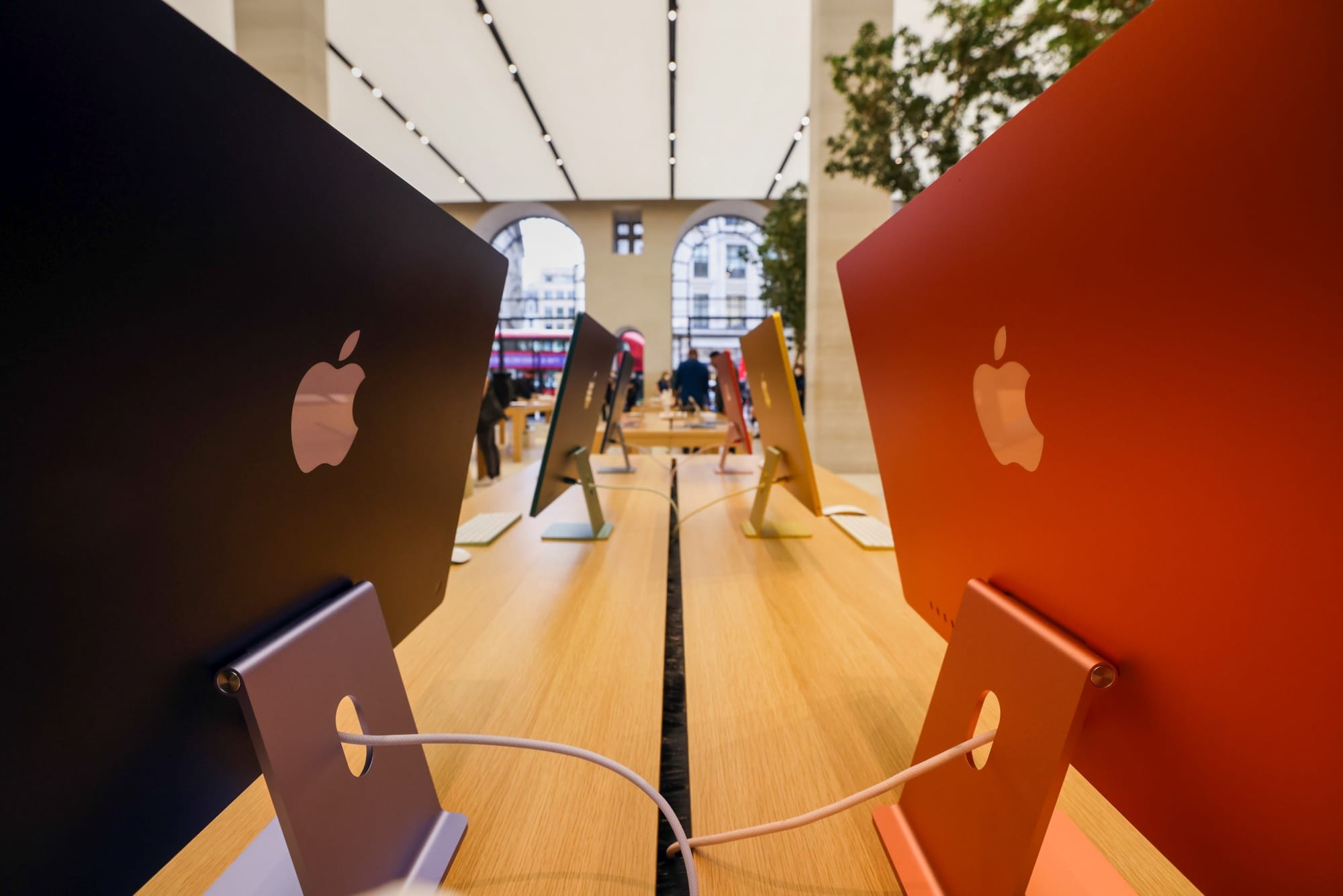 iMacs em Apple Store