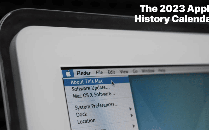 2023 Apple History Calendar