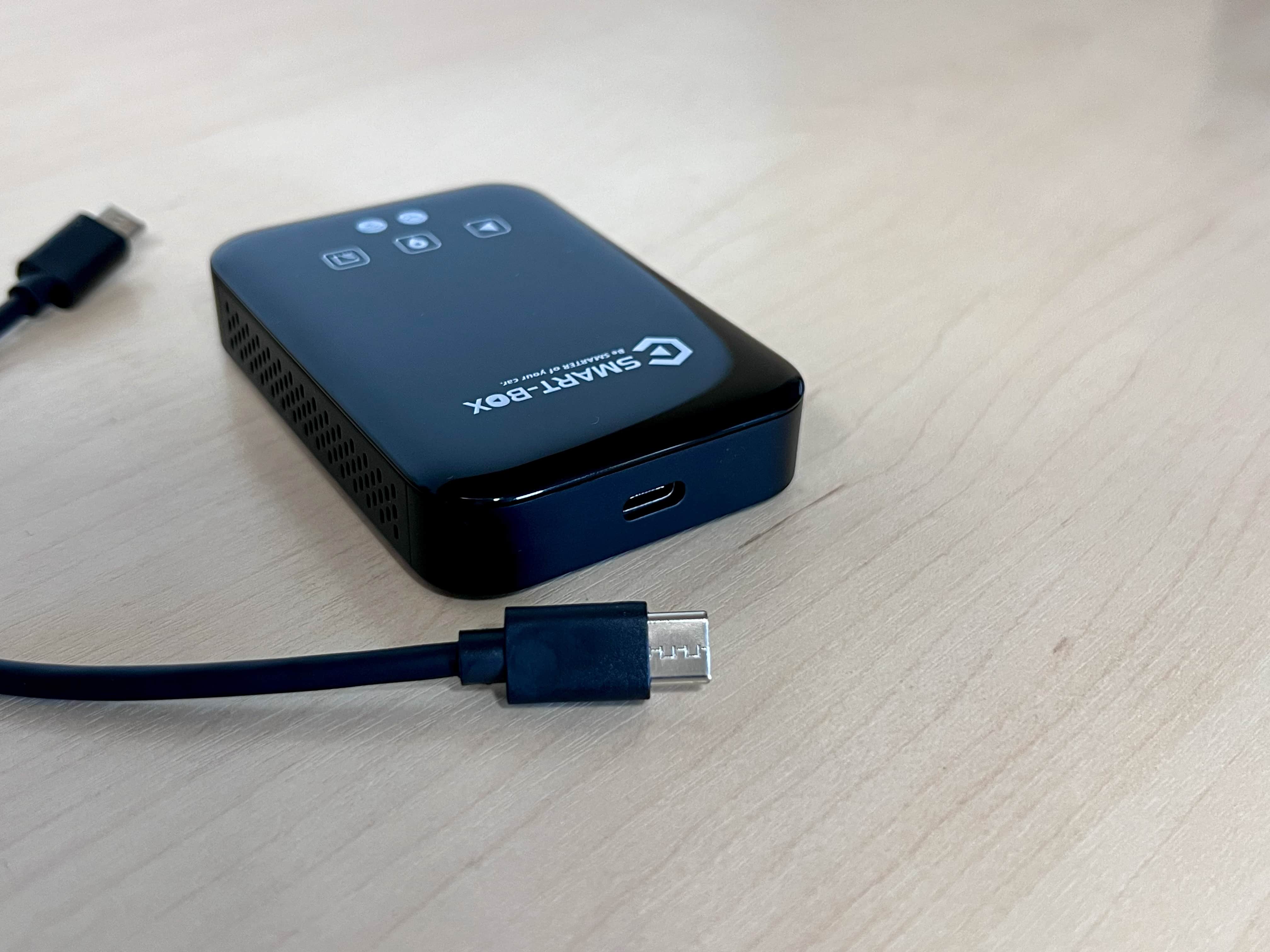 Cabo/entrada USB-C do Wireless Box Plus
