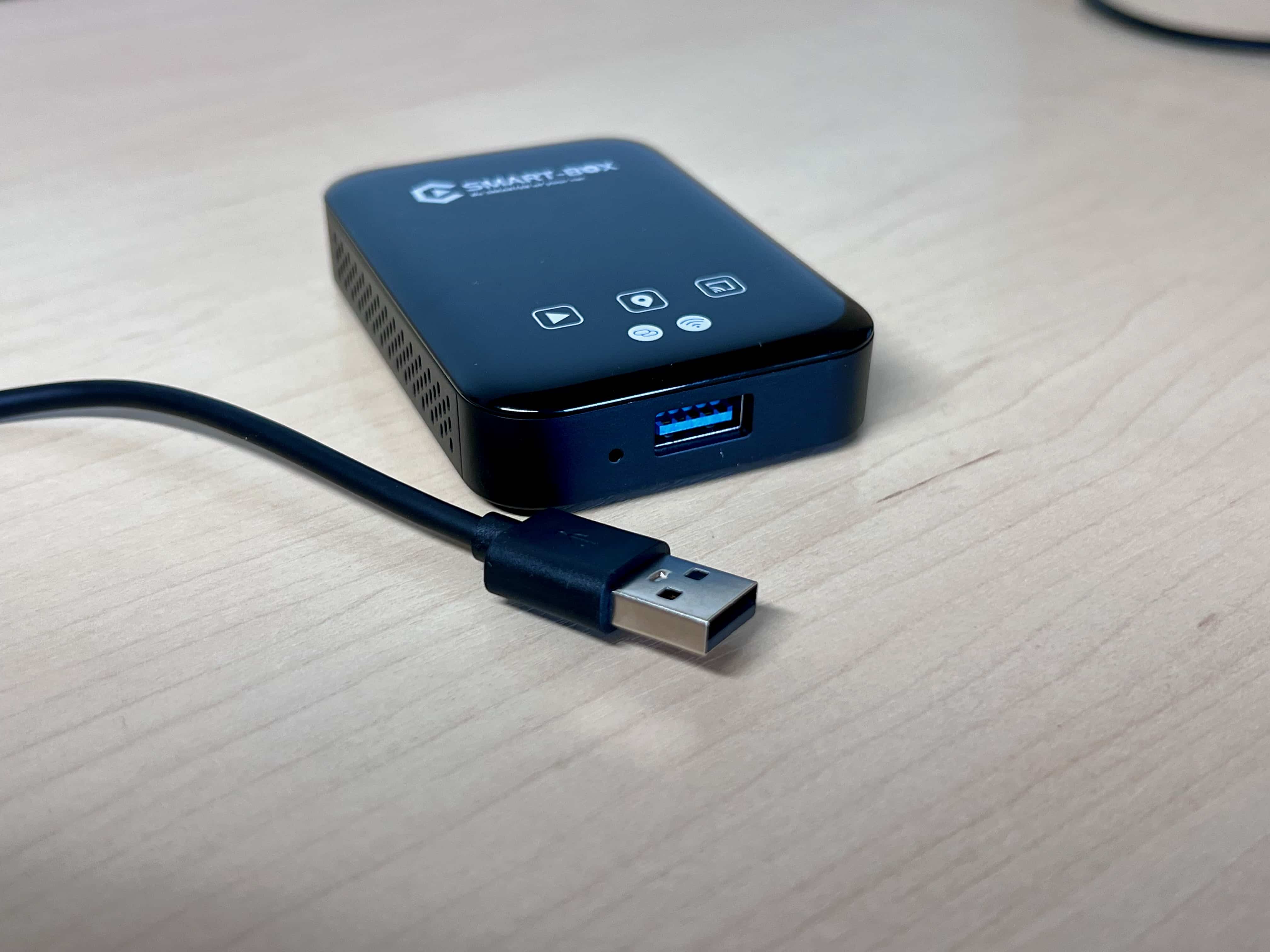 Cabo/entrada USB-A do Wireless Box Plus