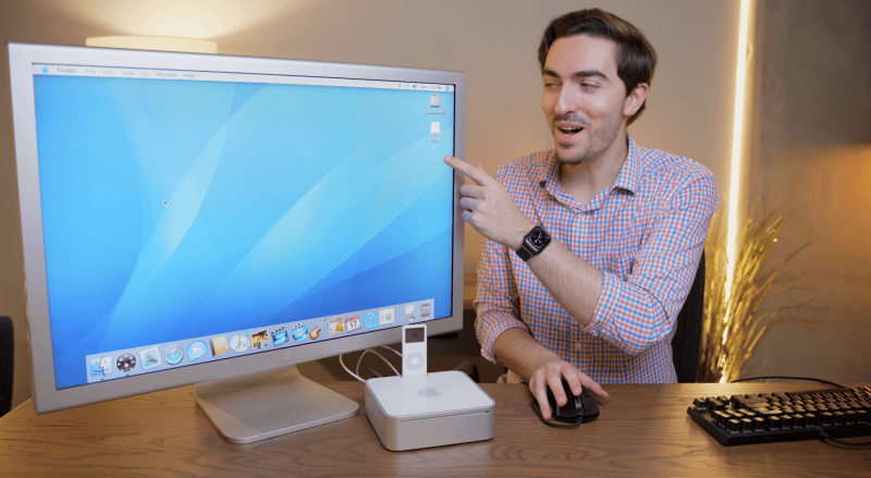 Mac mini com iPod nano