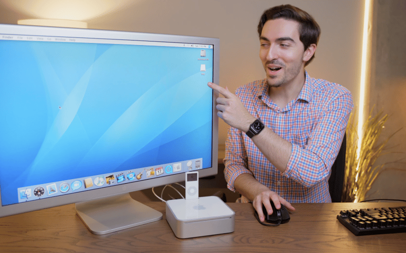 Mac mini com iPod nano