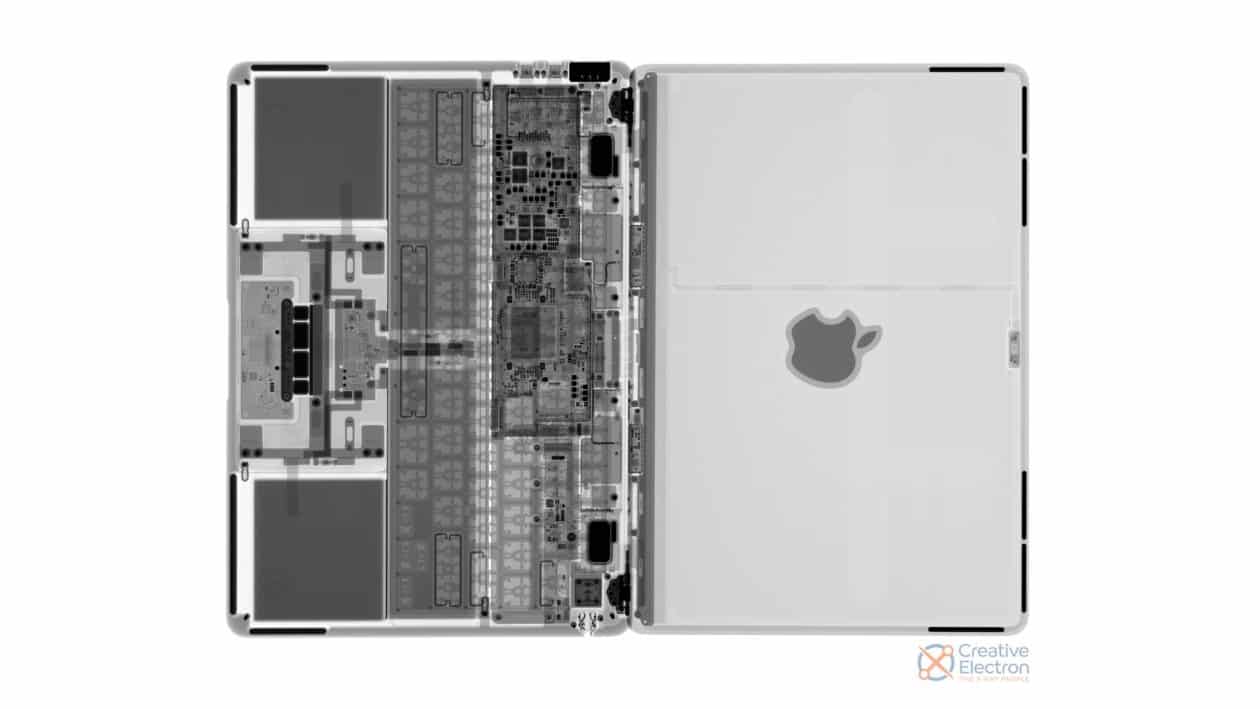 Raio-x do MacBook Air (M2)
