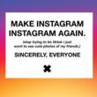 Publicação de Tati Bruening sobre o Instagram