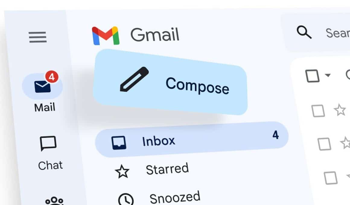 Gmail novo visual