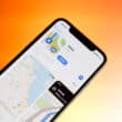 App do Apple Mapas em iPhone
