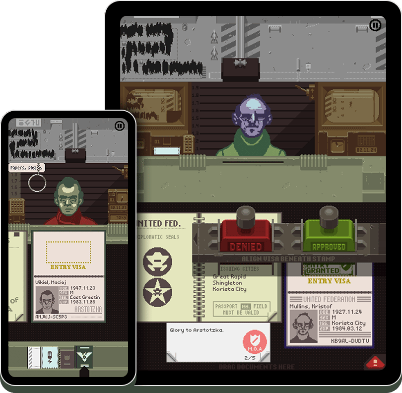 Papers please 2 possible title : r/papersplease