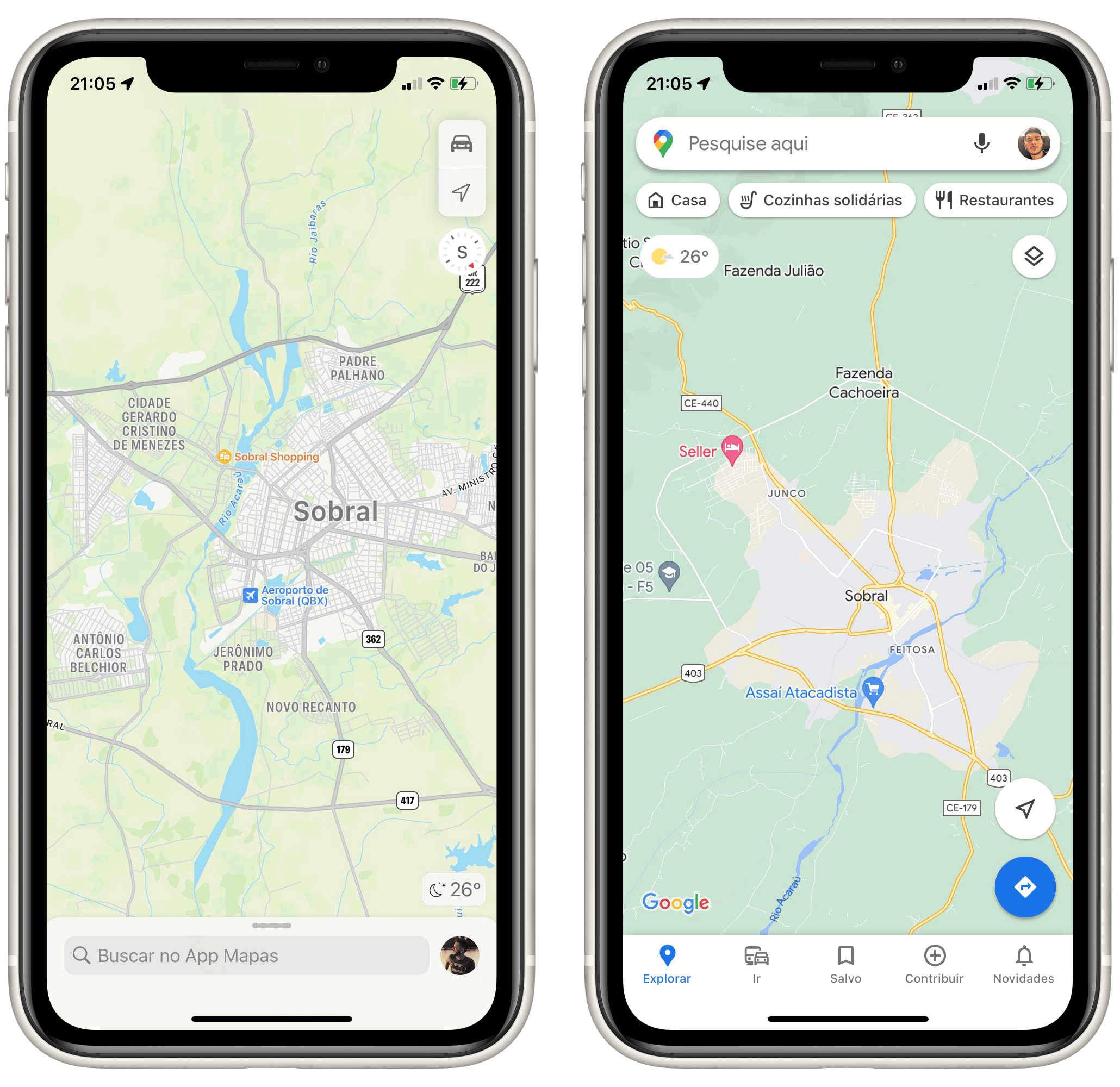 Cinco alternativas ao Google Maps para baixar grátis no Android ou iPhone