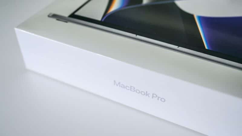 Caixa do MacBook Pro