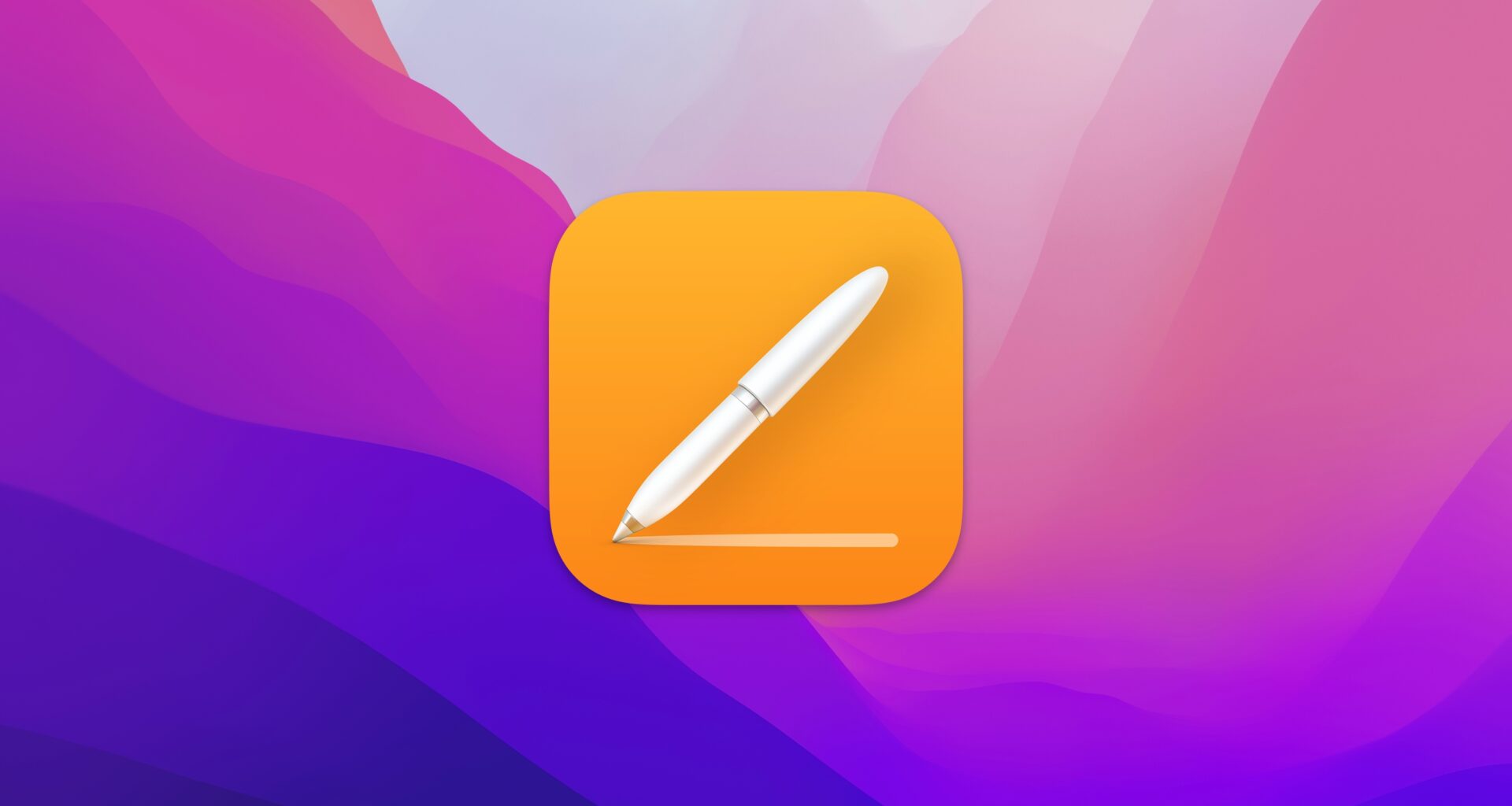 Ícone do Pages no macOS Monterey