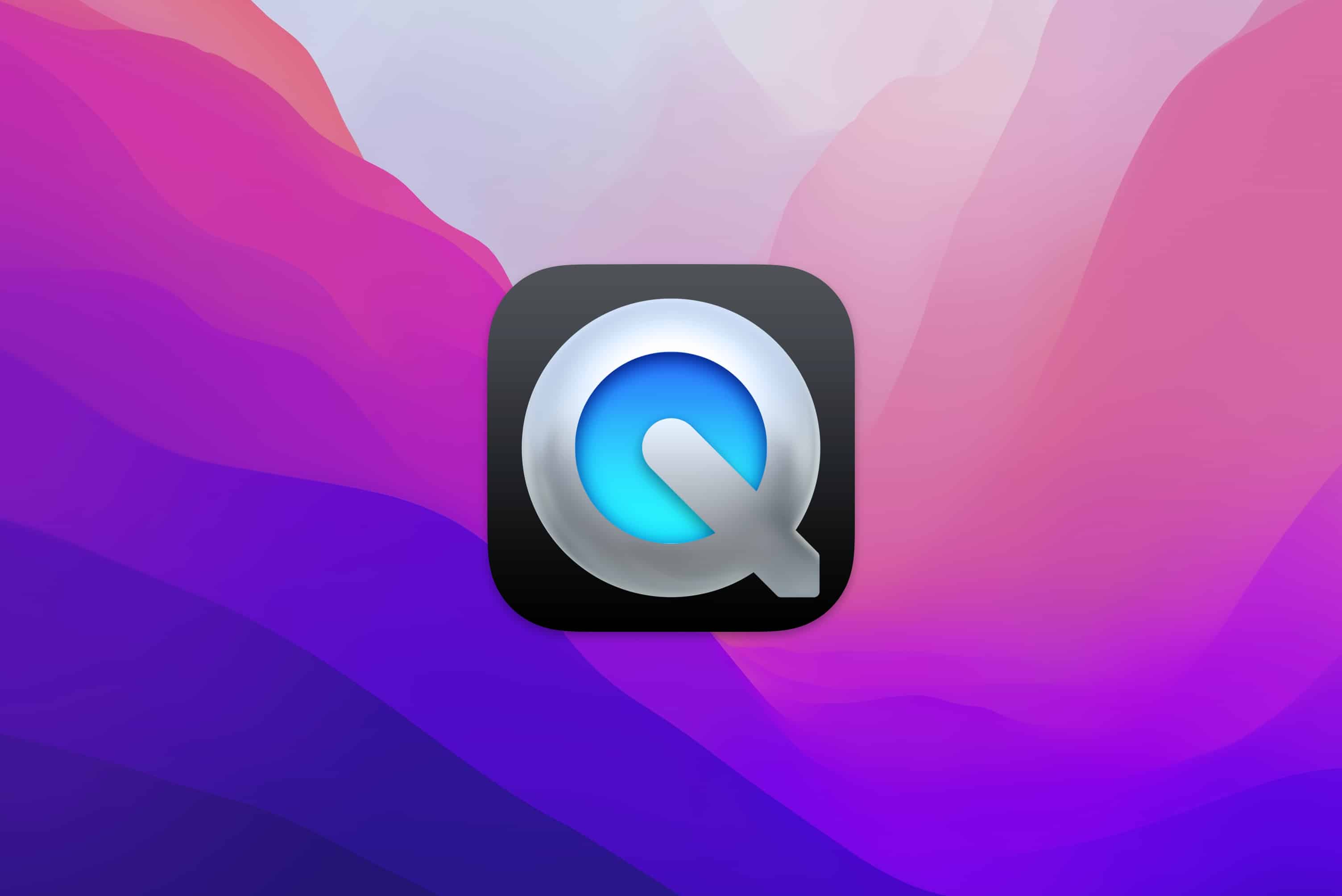 Ícone do QuickTime no macOS Monterey