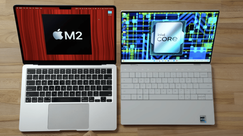 MacBook Air M2 e Dell XPS Plus
