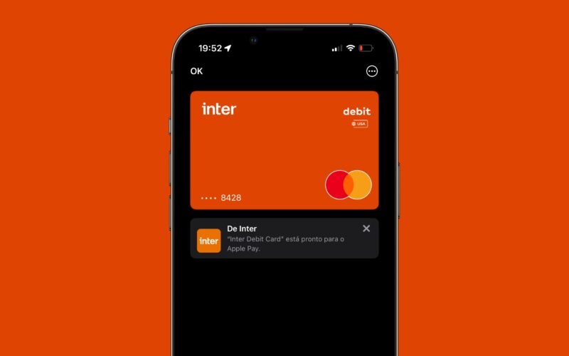 Global Account do Banco Inter no Apple Pay