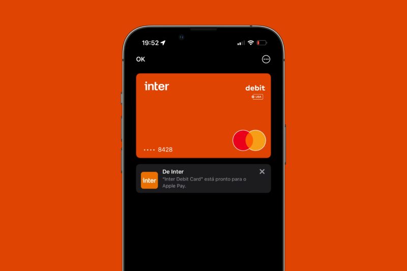 Global Account do Banco Inter no Apple Pay