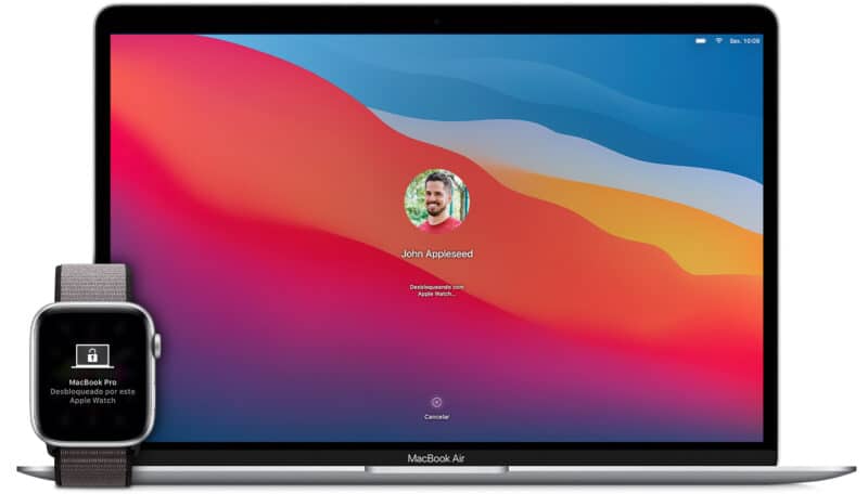 Apple Watch desbloqueando o Mac