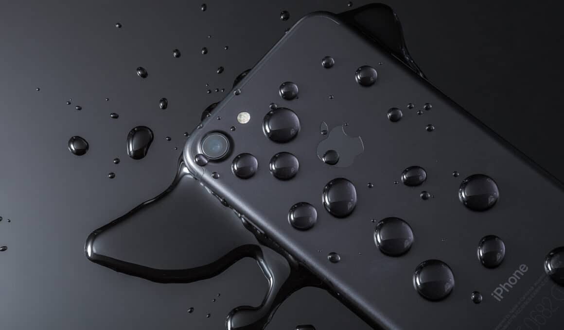iPhone molhado