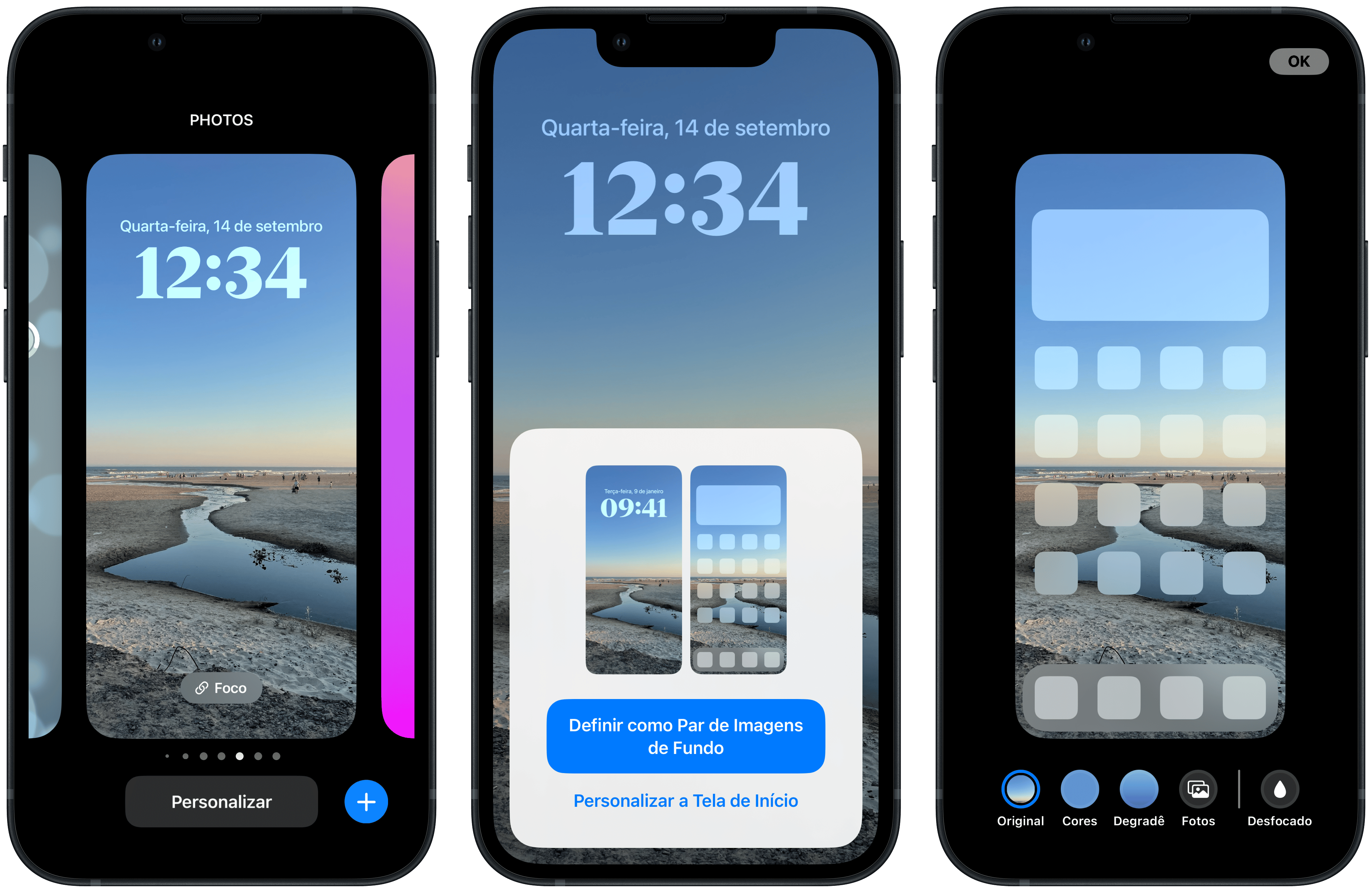 iOS 16: designer cria conceito de tela de bloqueio com reprodutor